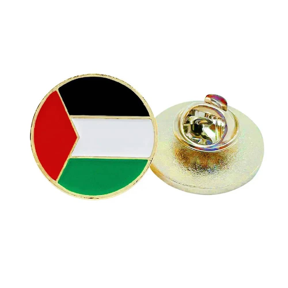Pin's rond drapeau Palestine