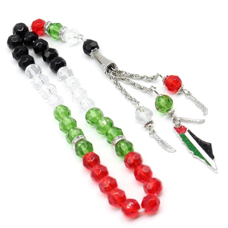 Bracelet perle Palestine carte