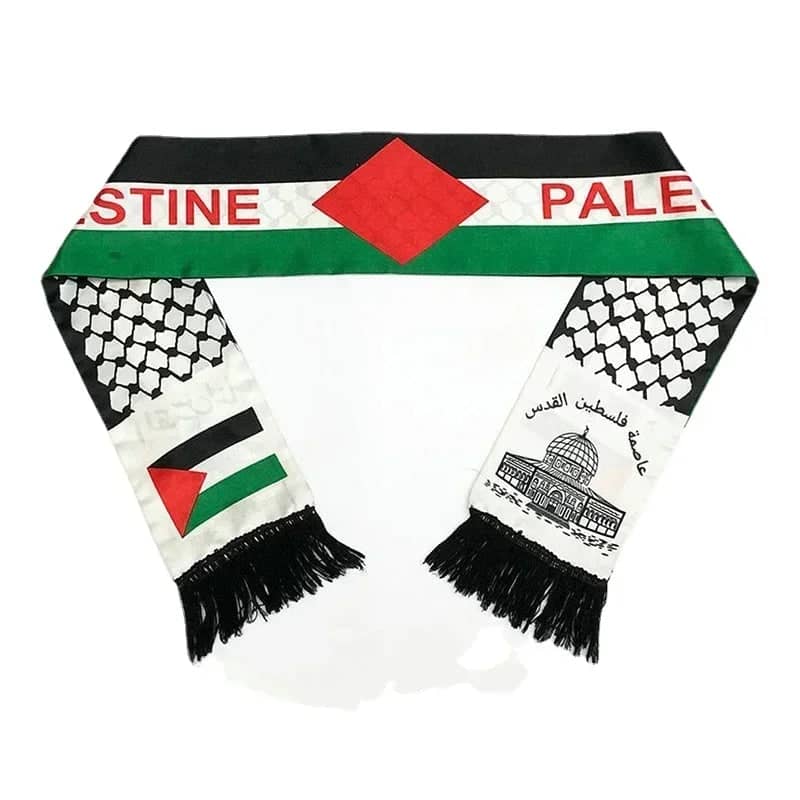 Écharpe Palestine drapeau et keffieh