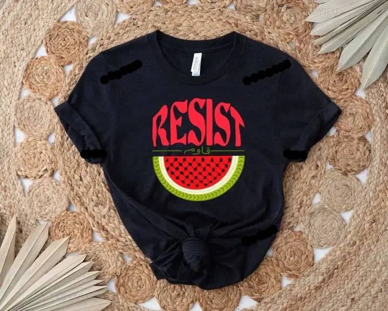 T-shirt Palestine Résistance femme – xs