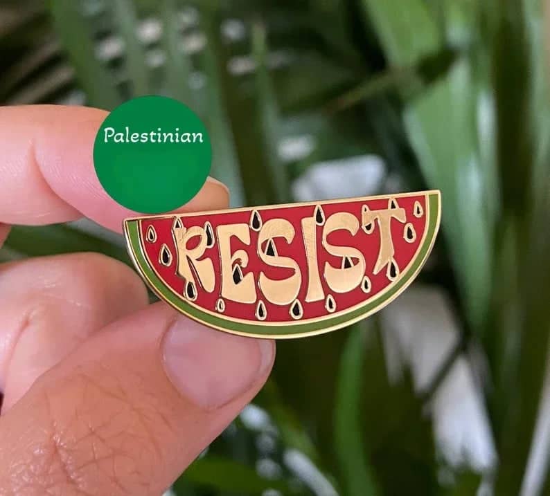 Broche Resist pastèque