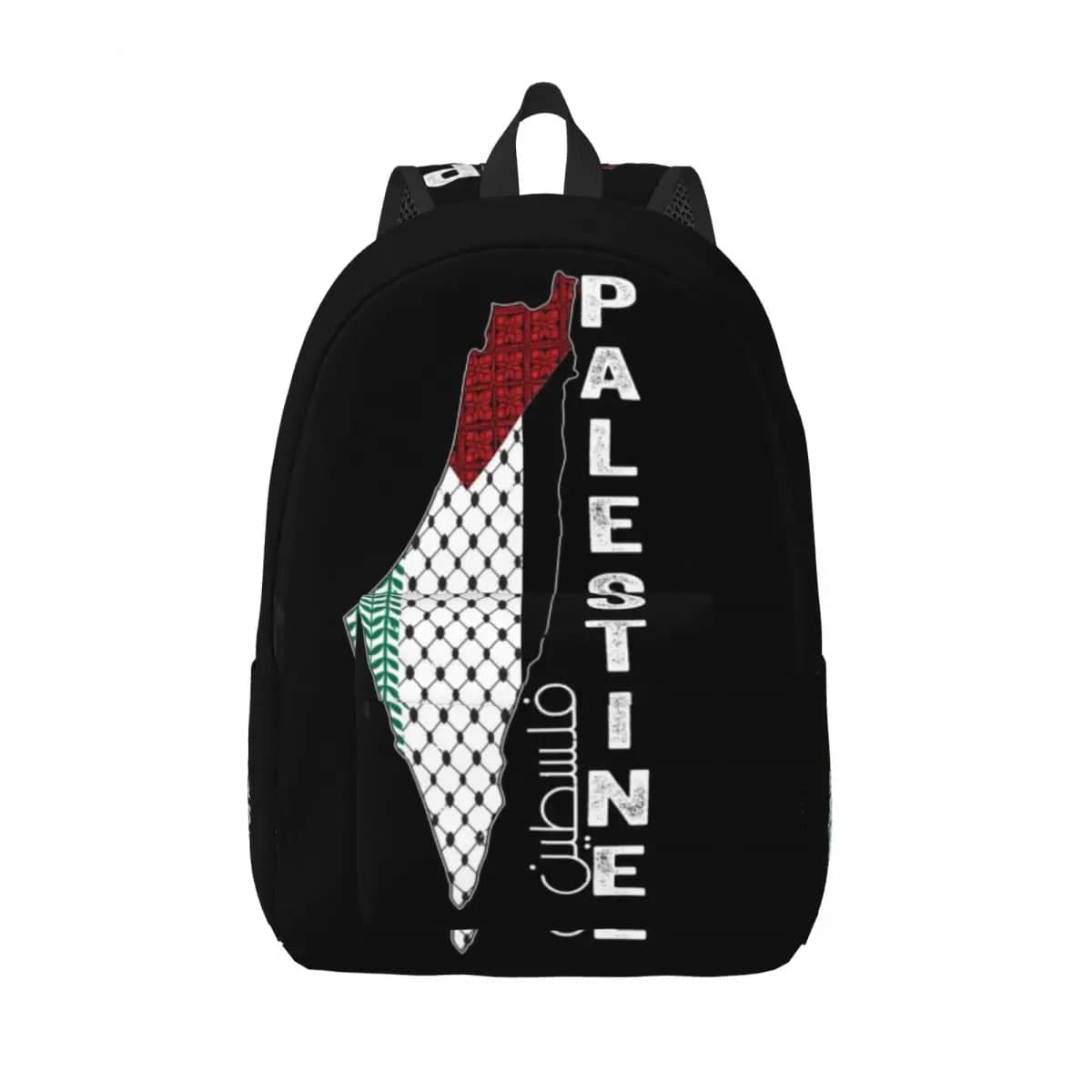 Sac à dos Palestine noir – 30 × 14 × 40 cm