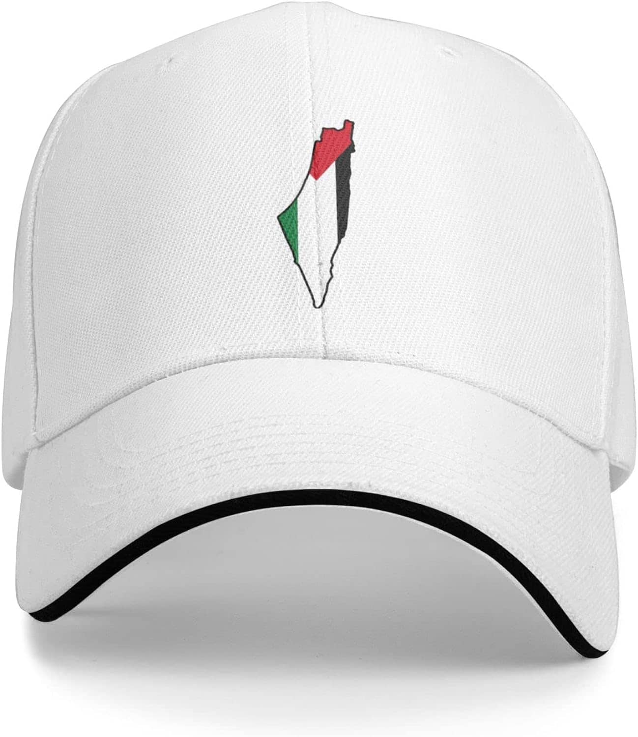 Casquette Palestine carte et drapeau