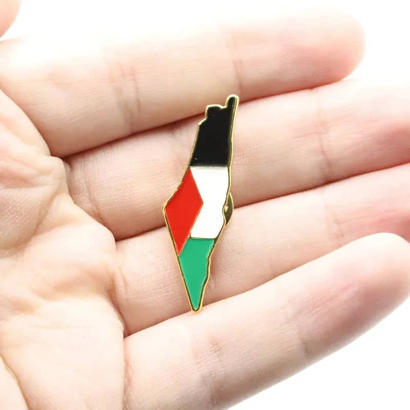 Pin's Palestine carte
