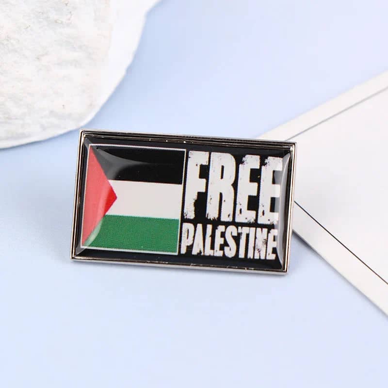 Pin's Free Palestine drapeau