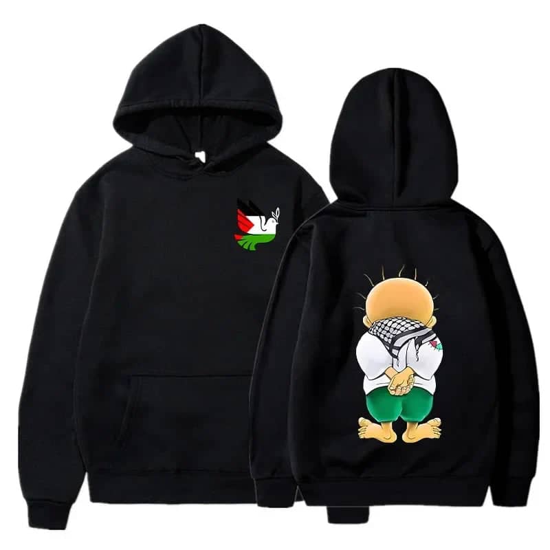 Pull enfant de Palestine – noir, s