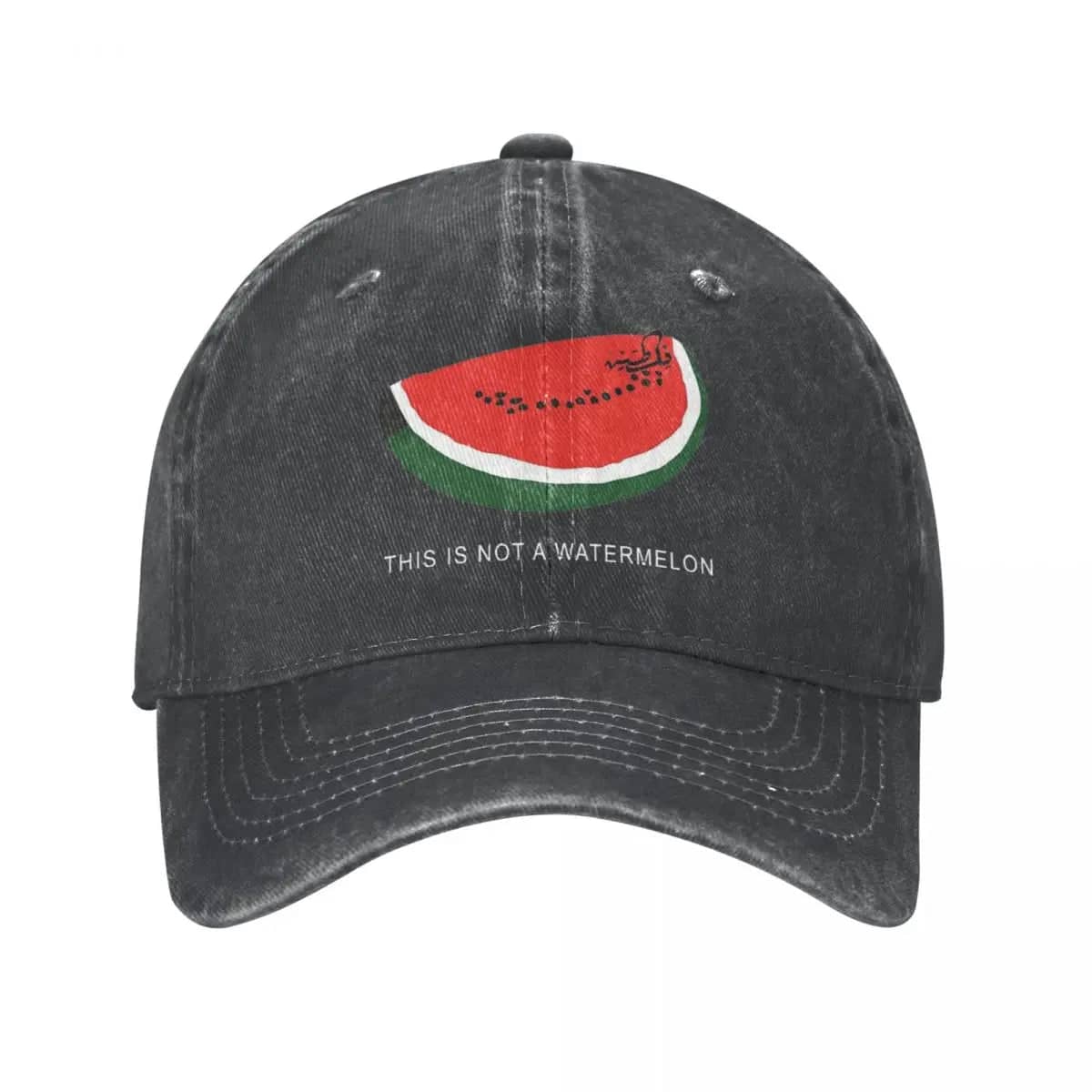 Casquette pastèque Palestine – noir