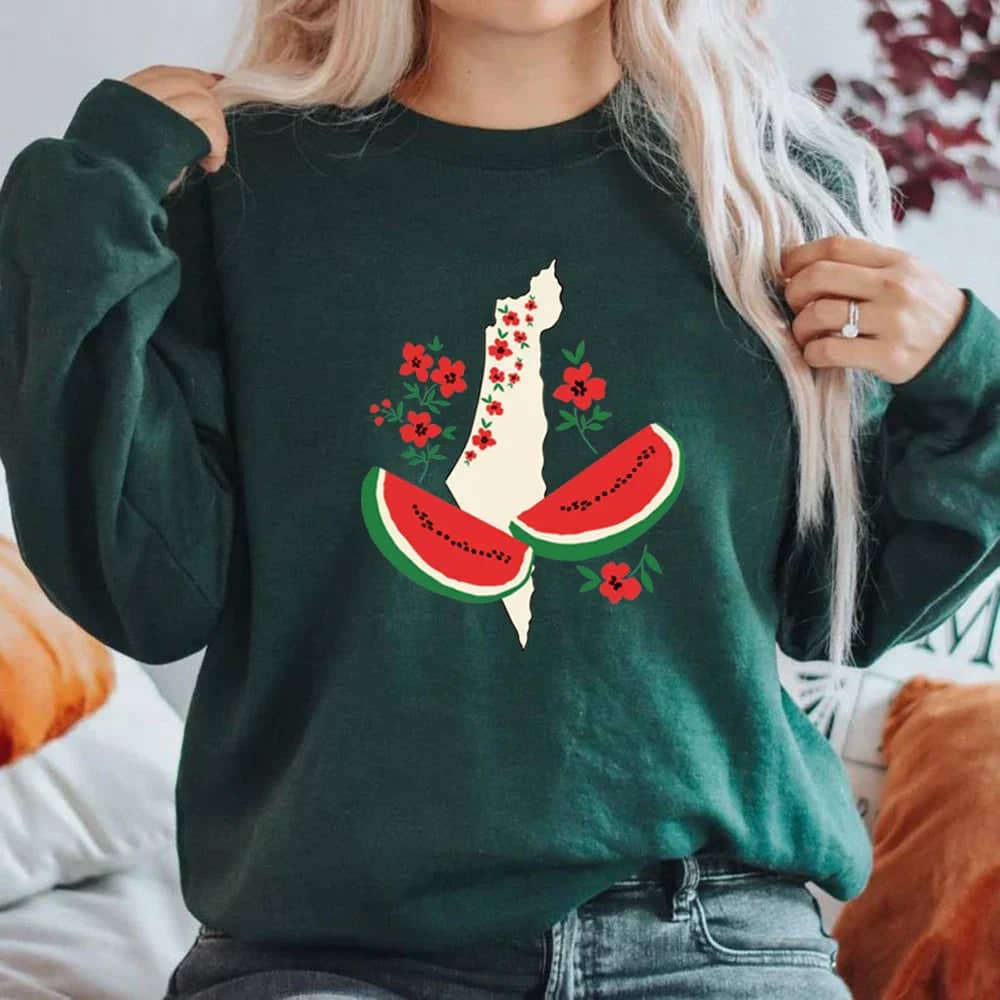 Sweat pastèque – vert, s